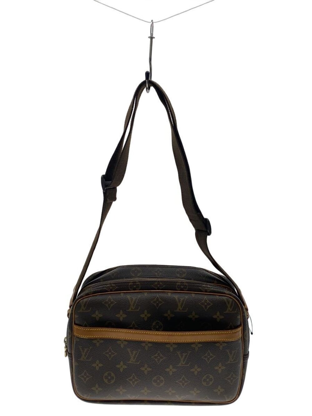 LOUIS VUITTON Reporter Monogram Canvas Brown All over